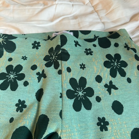 urban outfitters blue floral print bryn pull-on flare pant - Picture 4 of 7